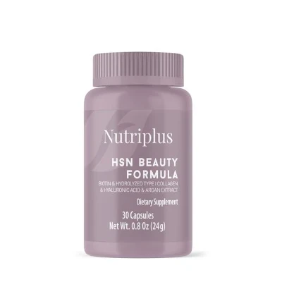 image of NUTRIPLUS HSN Beauty Formula 30 caps.