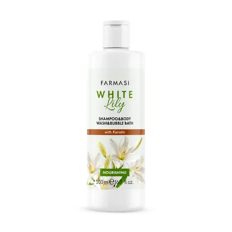 image of White Lily Sampon, Gel de Dus si Spuma de Baie 500ml