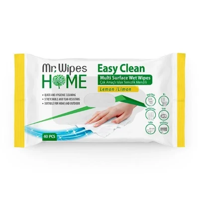 image of Mr. Wipes Servetele Umede cu Aroma de Lamaie 40buc