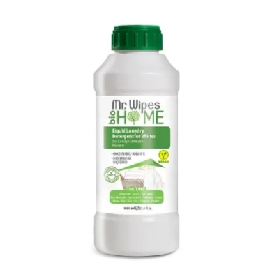 image of Mr. Wipes Detergent Lichid Concentrat pentru Rufe Albe 1000ml