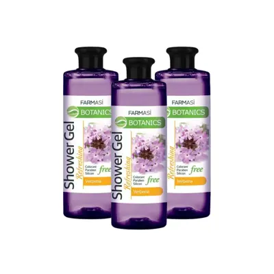 image of 3x Farmasi Botanics Gel de Dus cu Verbina 500ml